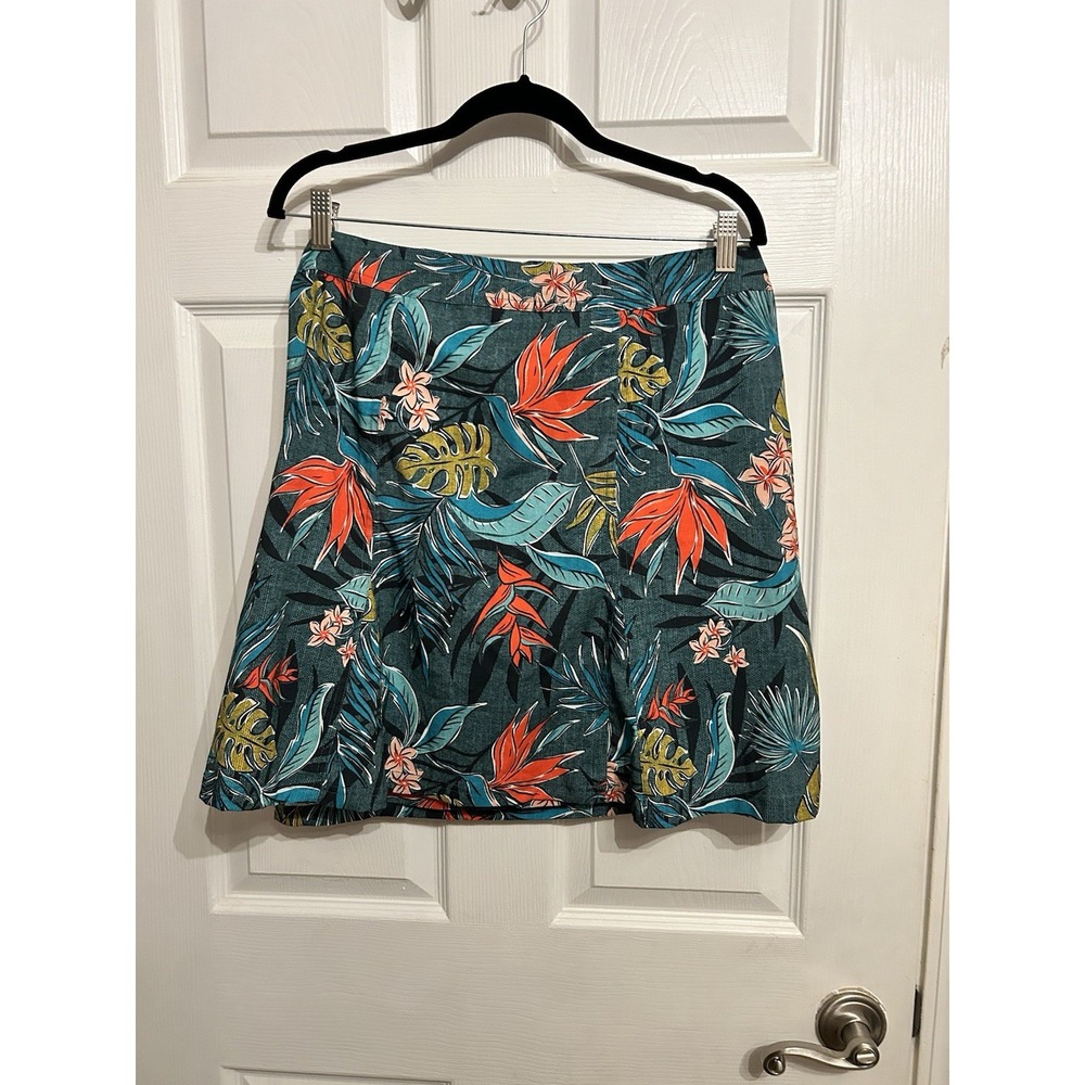 RipSkirt Women's L Wrap Skirt Hawaiian Floral Print Swimwear Vacation Tropical - Picture 9 of 9